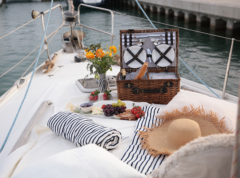Picnic on a Boat