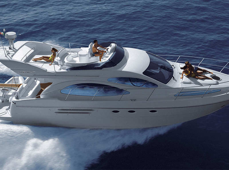 Luxury Yacht Azimuth in the Mediterranean